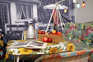 Blick in die Sonderausstellung "Im grünen Bereich"