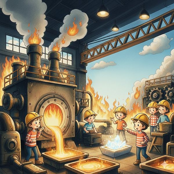 Maschinenlärm und Feuerglut – Ein Stahlwerk Abenteuer