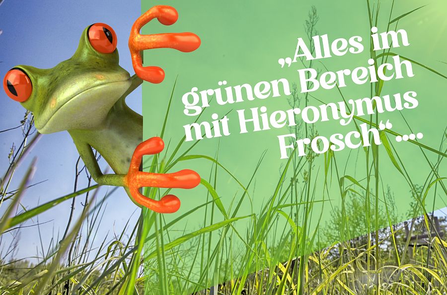 Familiennachmittag: Alles im grünen Bereich mit Hieronymus Frosch